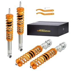 Shock Absorber Coilovers for VW Golf MK2 MK3 MK4 All Models Vento Corrado for jetta  84-98 Vento Corrado Adjustable Suspension