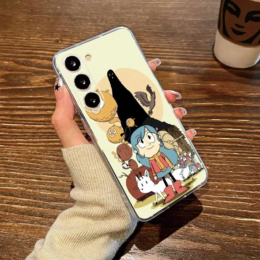 Hot Cartoon H-Hilda gift Phone Case Transparent Silicone Soft For SamsungA10,12,20,21S,30,31,40,50,51,52,70,71