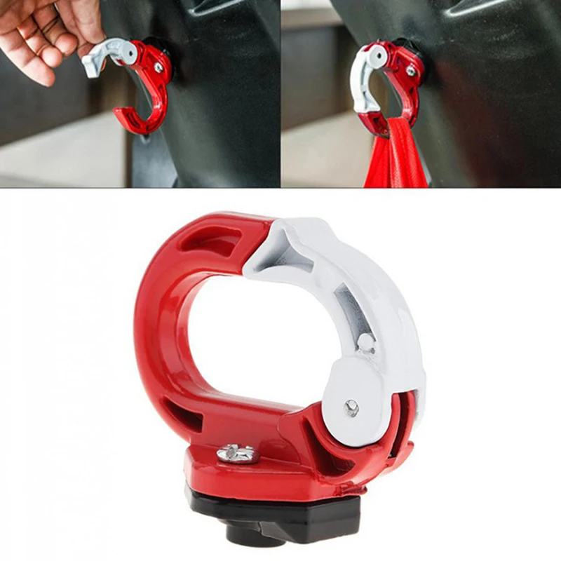 Motorcycle Luggage Helmet Double Hook Aluminum Alloy Mount Holder Hook Hanger With Screw