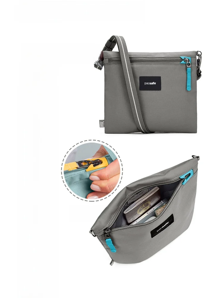 

Пакетная противоугонная сумка через плечо, кошелек для дорожных документов, личная сумка Se, прочная сумка для отдыха для мужчин и женщин