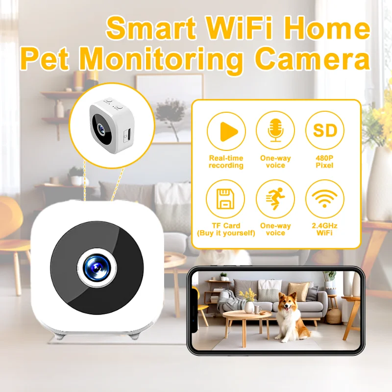 

HD Wireless Mini WiFi Camera Portable Video Recorder Smart Home Security Protection Surveillance Camera