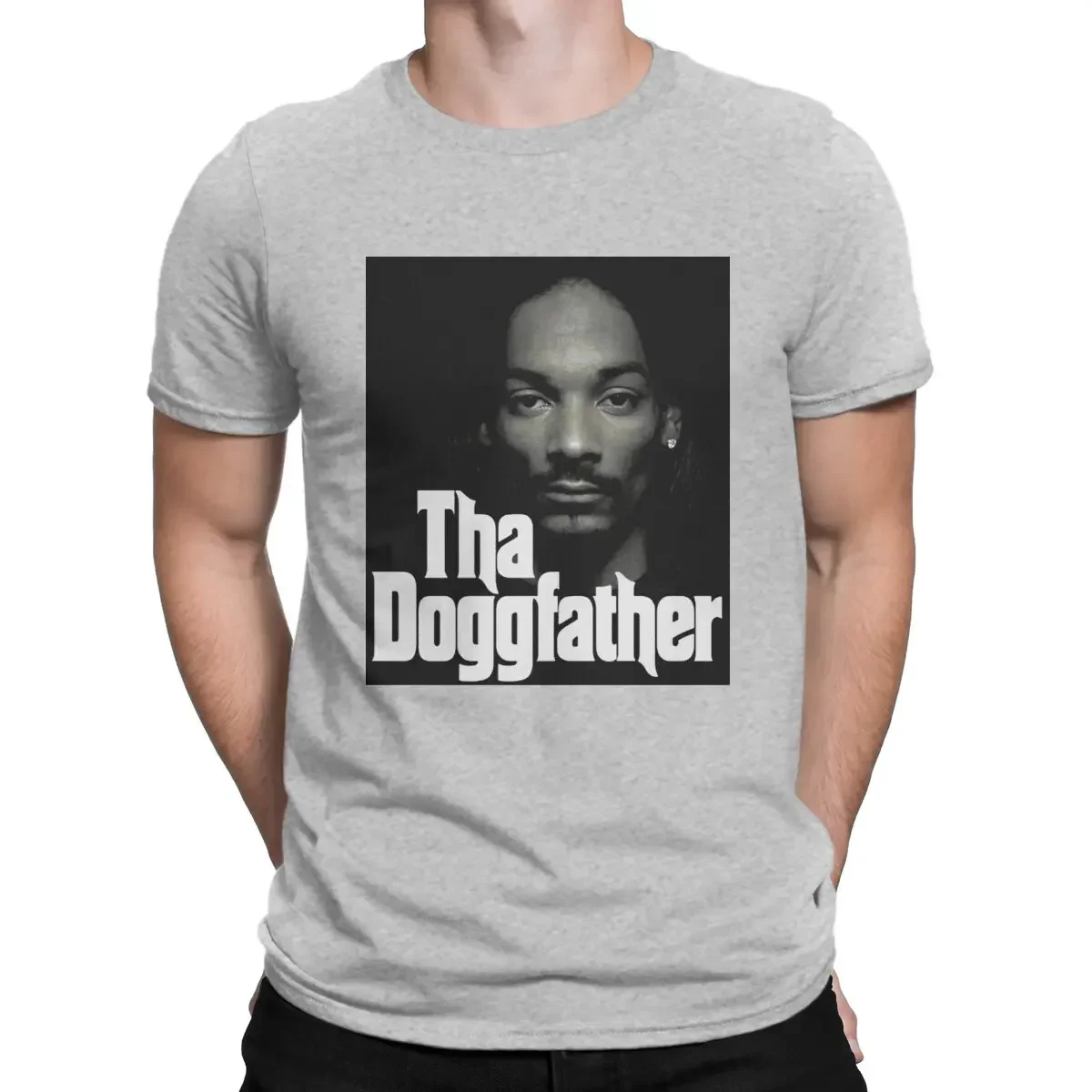 Tha Dogfather Man's TShirt Rap singer Cordozar Broadus Jr Crewneck Tops 100% Cotton T Shirt Humor Top Quality Birthday