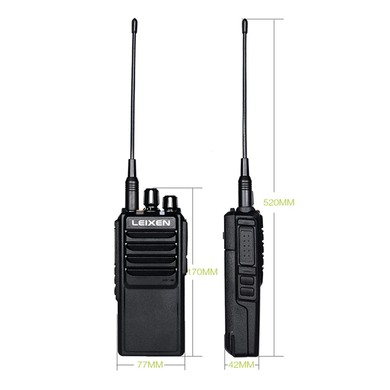 Leixen VV-25 Long Range Uhf Radio 25W Talkie Walkie Long Distance Walkie Talkie 30Km Range KD0189