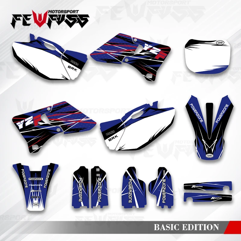 

Fewfuss Graphics Decals Stickers Motorcycle Background Custom For YAMAHA 1998 1999 2000 2001 2002 YZF250 400 426 003