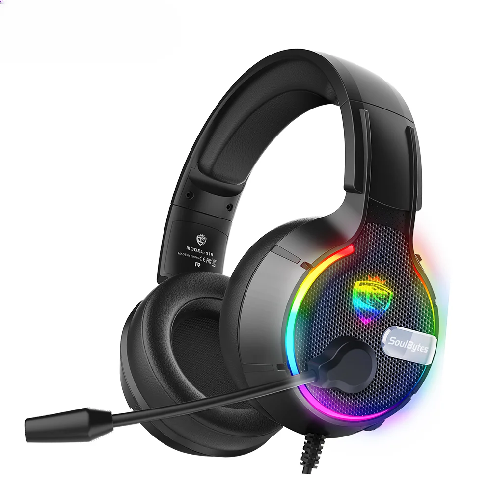 

forCustom Logo USB 3.5mm RGB LED Surround Sound Computer Headset Over-Ear Headphones Gaming Headset Headphones Gamer