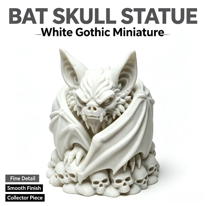 Demon Stone Ghost Statue Mini Spooky Small Ornament Dark Gothic Desktop Figurine Home Decoration