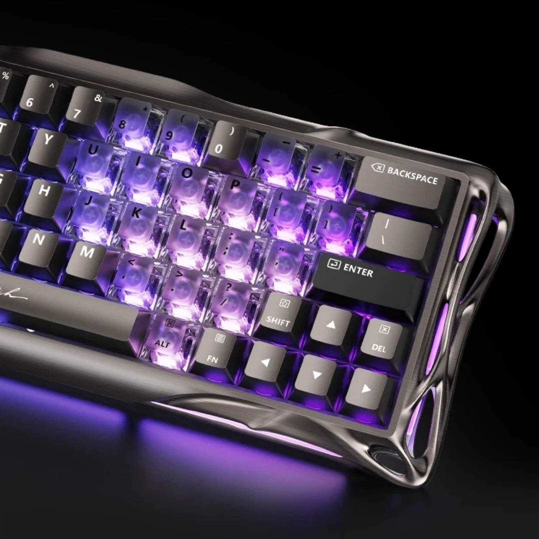 V60 Pro لوحة المفاتيح المغناطيسية للألعاب الرياضية الإلكترونية باستخدام الحاسب الآلي 0.005 مللي متر 8000 هرتز مثل طوقا 0.125 مللي ثانية الألومنيوم الألعاب RGB مطلي