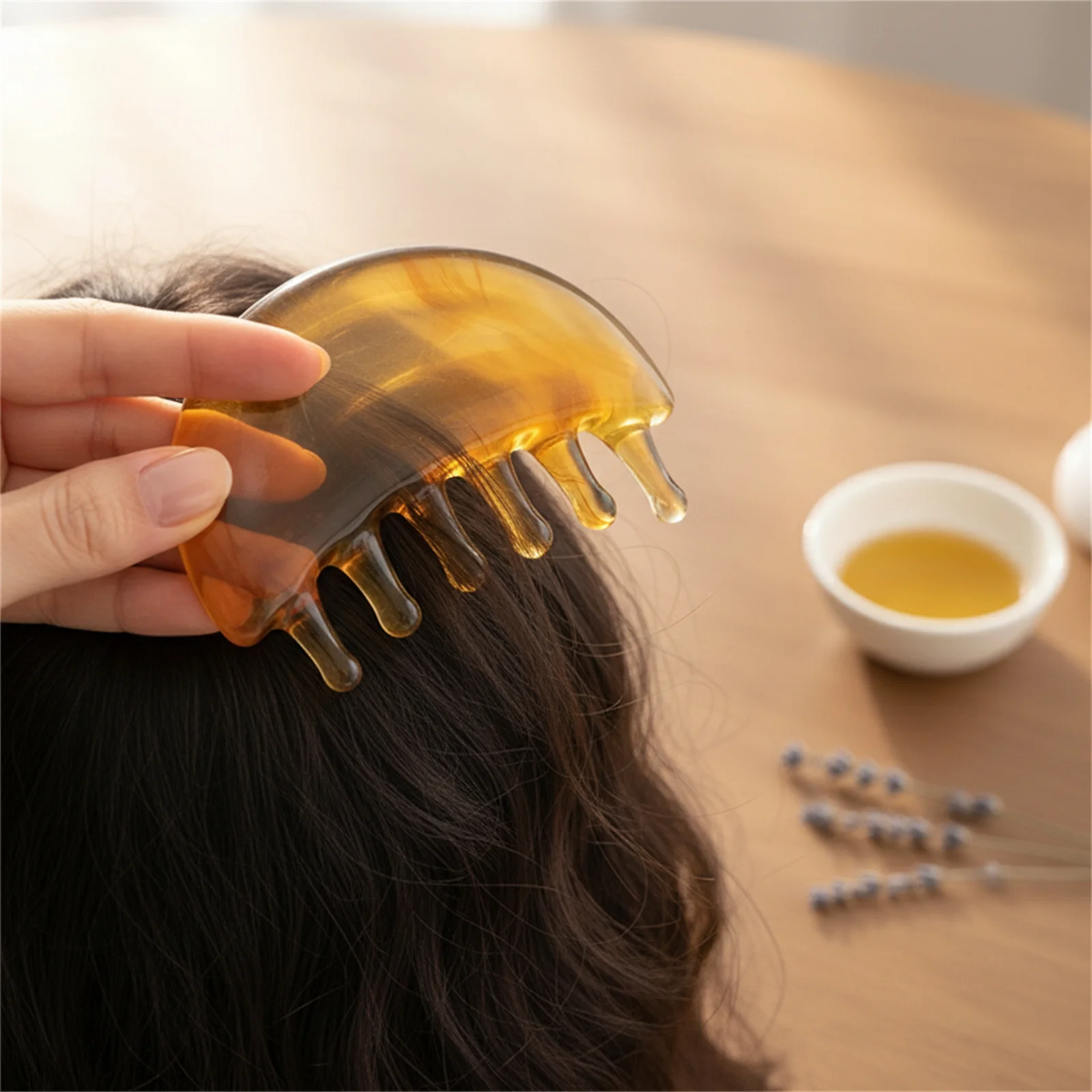 

Multi-functional Scalp Relaxation Massage Comb Massage Facial Face Lifting Eye SPA Massage Plate Resin Scraper Tool Men Woman