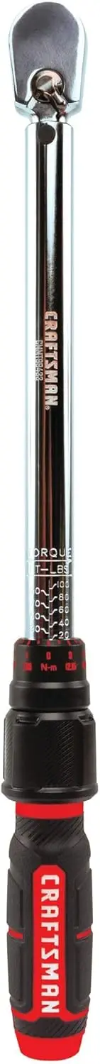 

3/8" Drive Torque Wrench with Adjustable Settings for Automotive and DIY Projects