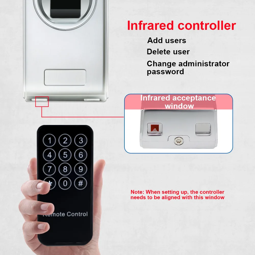 Metal IP65 Waterproof Biometrics Fingerprint Access Control System 1000 Users RFID 125khz Reader Door Access Control