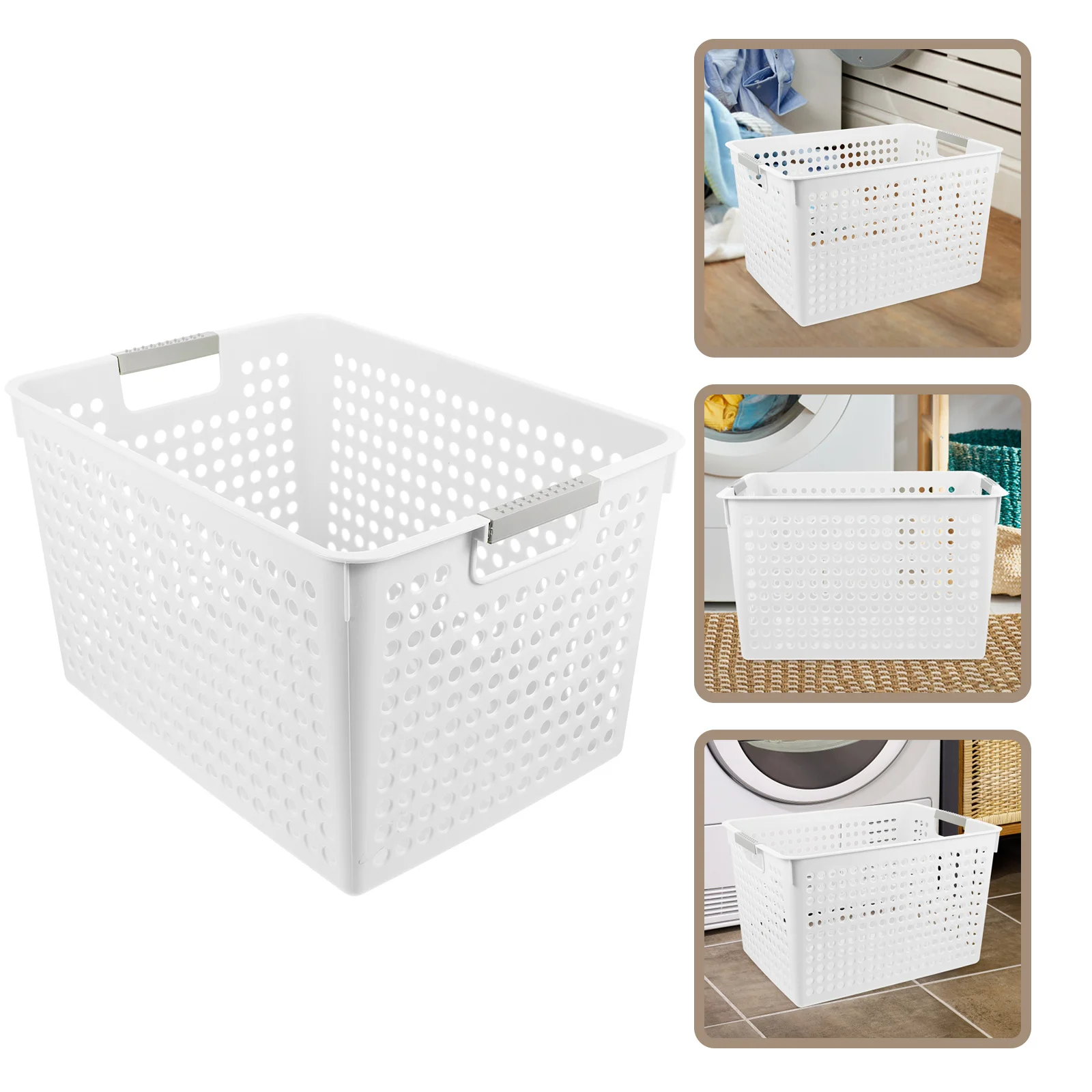 Moveable Laundry Basket Dirty Clothing Organizer Small Toys Holder Clothes Practical Gift Receiving Pp Sundries Storage