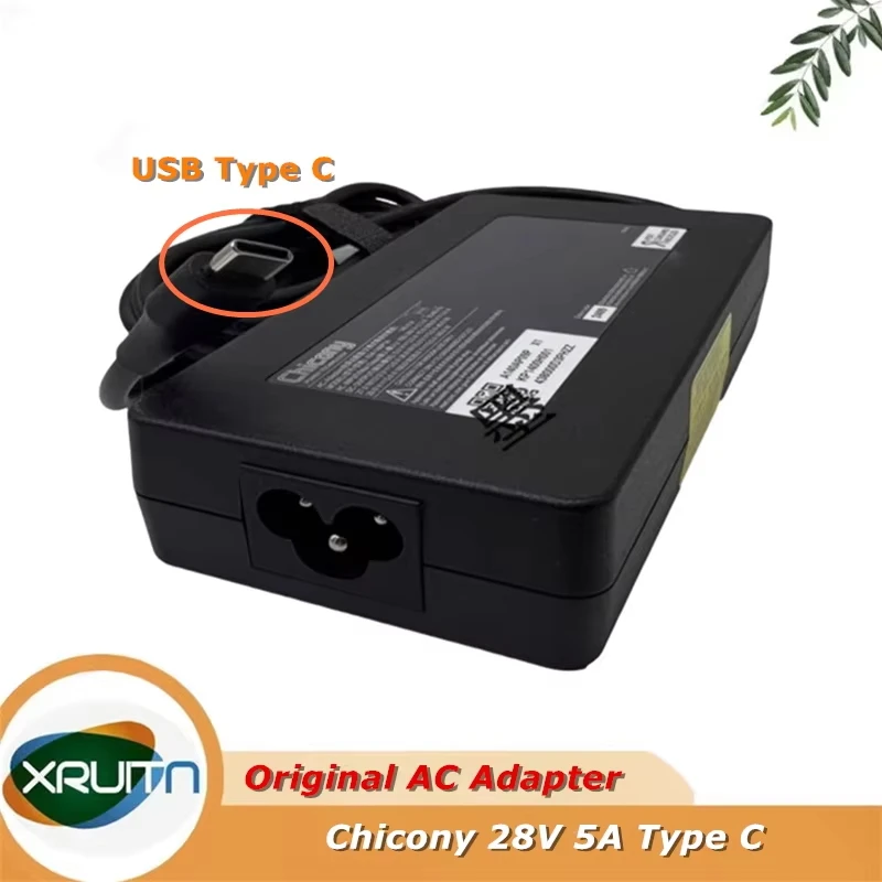 

Original A24-140P1A Chicony 28V 5A 140W For ACER Laptop Power Supply AC Adapter USB-C Type C A140AP09P