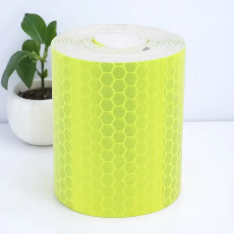 

Reflective Tape Honeycomb Pattern Waterproof Truck Safety Warning Mark High Visibility Reflective Film For Vehicle Auto
