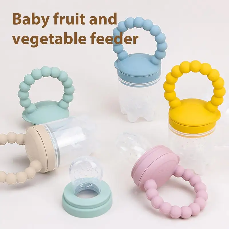 Food Grade Silicone Baby Pacifiers Fruit Feeder and Healthy Way To Grind Fruits and Vegetables for Baby's Meal Feeding supplies