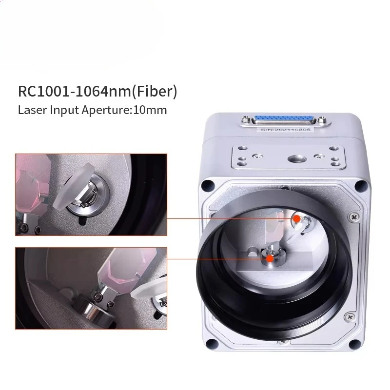 

RC1001 Scanning Galvanometer SG7110 Galvo Head Set Fiber CO2 UV Laser Marking Machine With Power Supply Galvo Scanner
