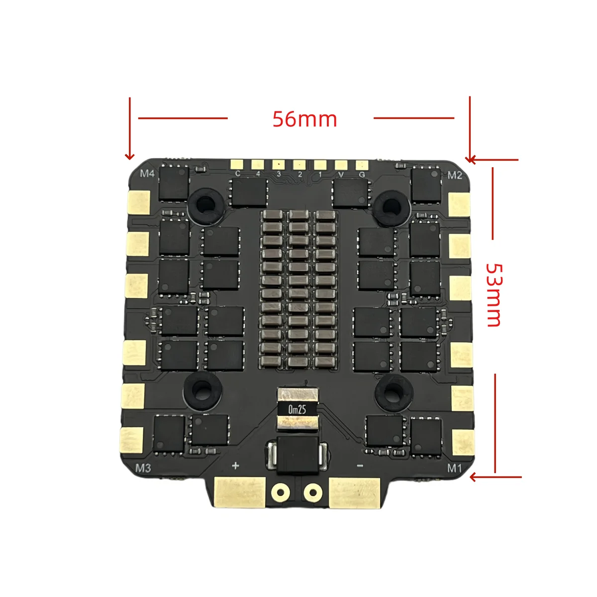 XFlight Hobby 80A 100A ESC 3-8S Lipo BLHeli_32 Controlador electrónico de velocidad de bajo ruido con enchufe XT90H para Dron de carreras con visión en primera persona