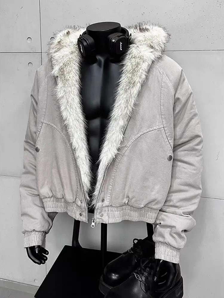 2000s Aesthetic Black Elegant Jacket Woman 2025 Winter Y2k Zip Up Hooded Design Harajuku Coat Female Loose Casual Chic Outfits