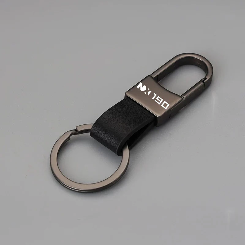 For HONDA NX Series NX-190 Honda NX190 High Quality Motorcycle Accessories Leather Keychain