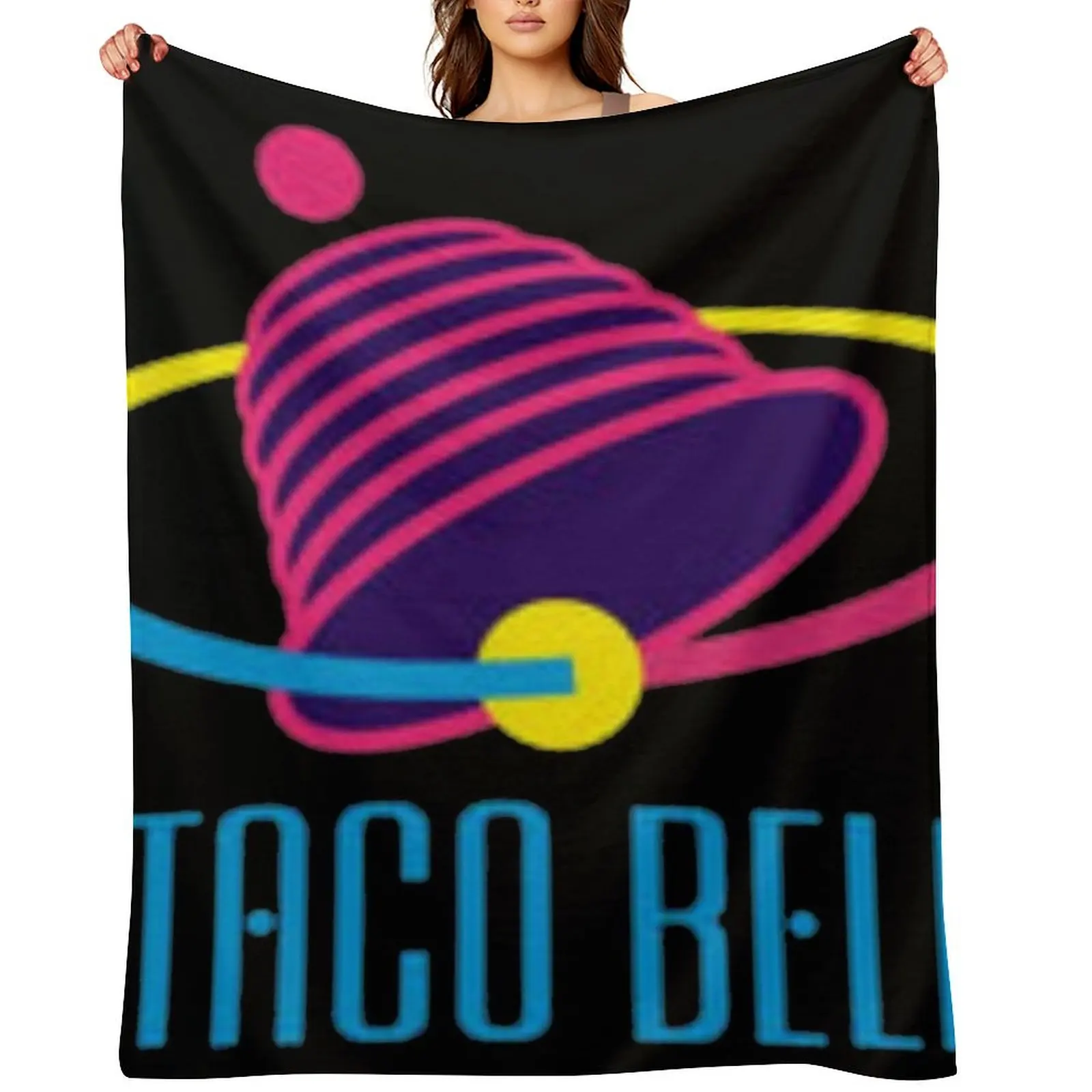 

taco bell 4 Throw Blanket Tourist Plush Single Soft Plaid Blankets