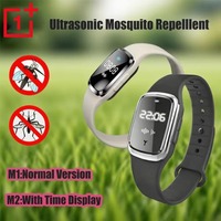 Oneplus Smart Mosquito Repellent Bracelet M2 Digital Time Display High-tech Ultrasonic Anti-mosquito Wristband Indoor Outdoor