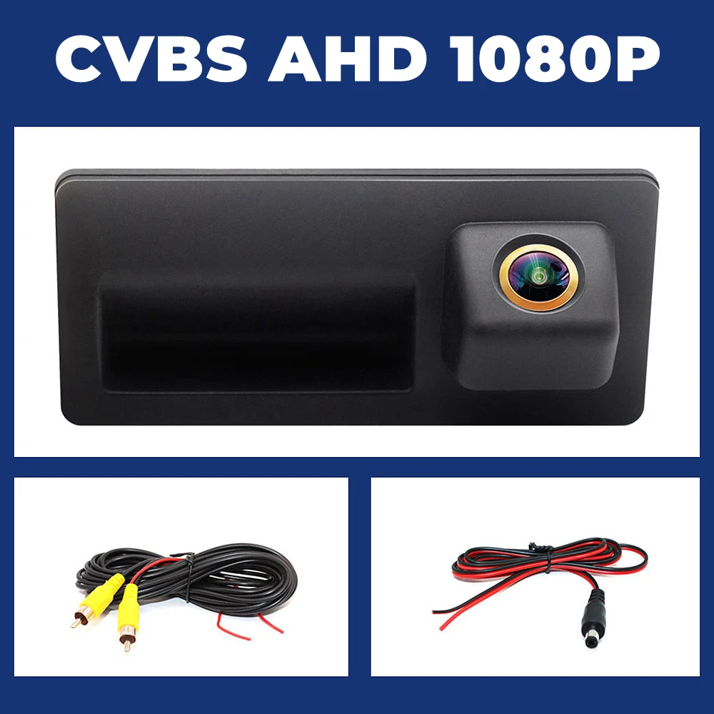 4K AHD 1920*1080P Auto Zurück Hinten Kamera Für VW Passat CC B6 B7 Polo Skoda Octavia Tiguan Audi A4 B8 Q3 Q5 A5 A8 S5 A3 A6 C7 A7 A1 – Detail 6
