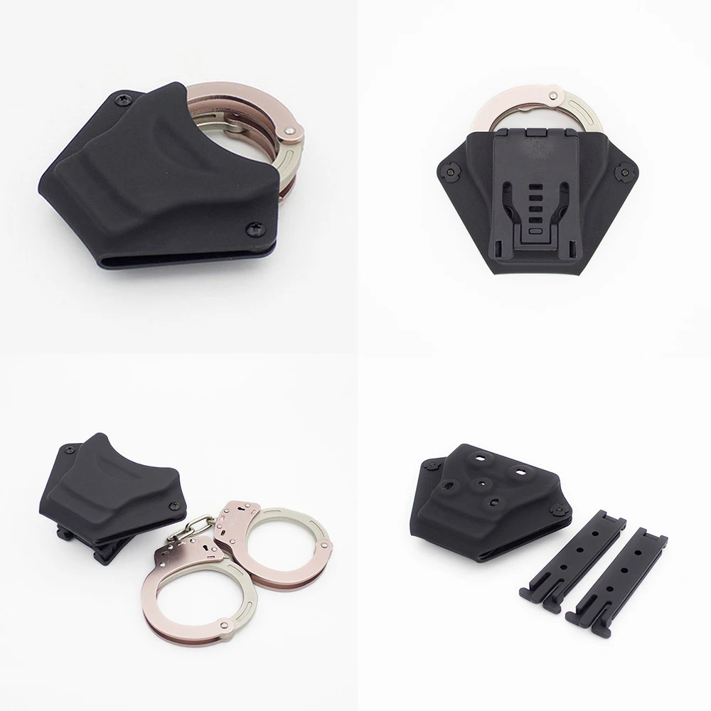 

Tactical Handcuff Holster Molle Chain Handcuff Quick-Release Sling Light Weight Conceal Carry Polymer Handcuff Holster for Belt