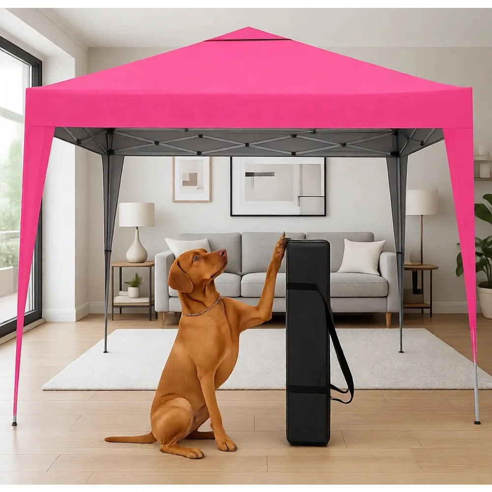 Pop Up Canopy Tent: Instant, Portable, Waterproof, Ideal for Camping, Beach, Parties