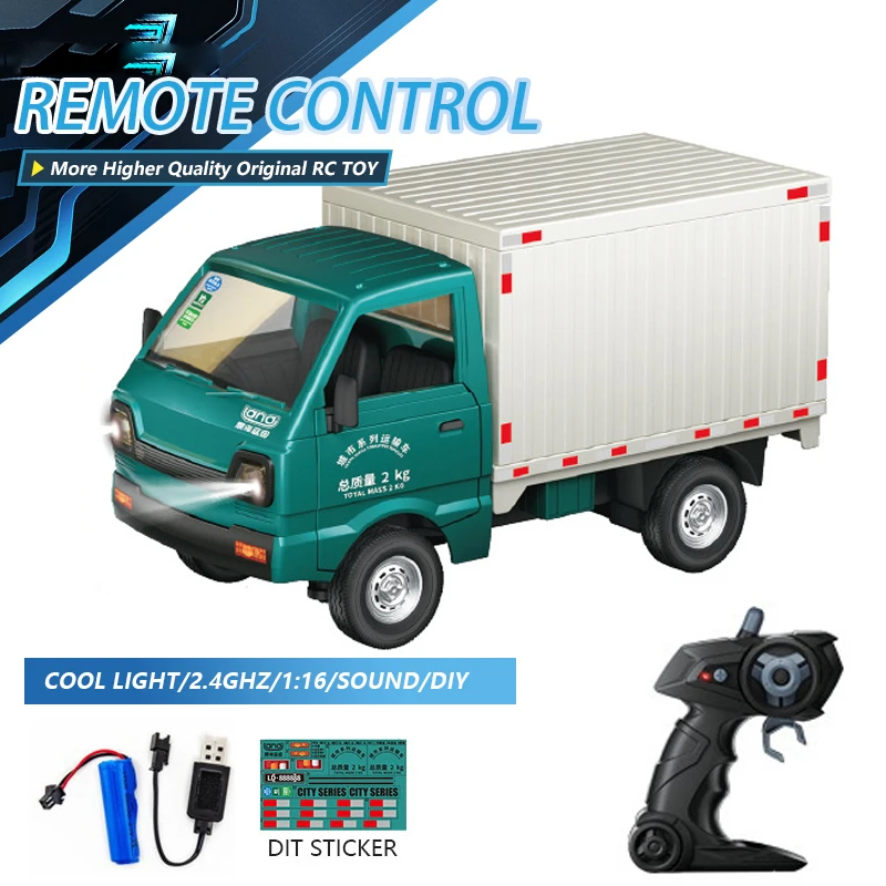 1/16 RC 트럭 원격 조종 자동차 레이싱 드리프트 화물 트럭 플로팅 라디오 컨트롤 장난감 어린이 소년 소녀 생일 선물