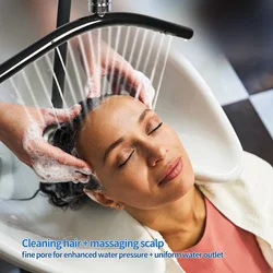 Tête de shampoing pour salon de coiffure, équipement de spa, cascade incurvée, douche, bassin, station de coiffure, fournitures de salon de beauté, portable