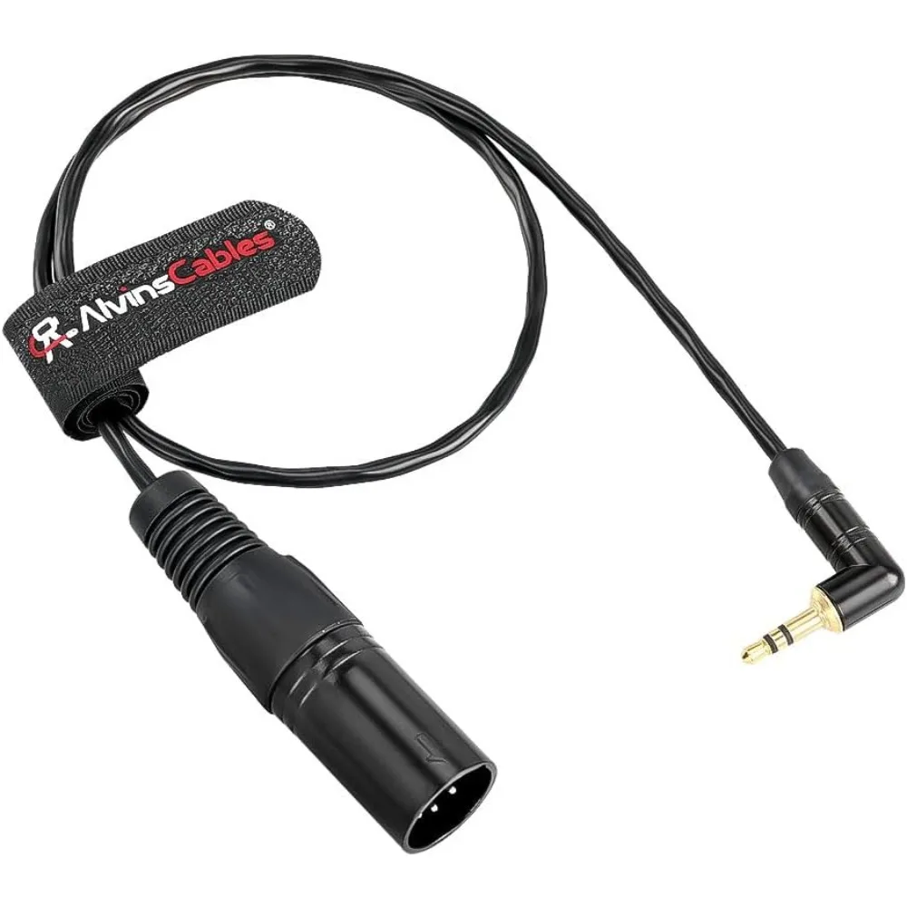 Alvin’s Cables XLR 5 Pin Male to 3.5mm TRS Audio Cable for ARRI Alexa XT SXT Amira, for Sony Venice Camera, 50cm| 20inches