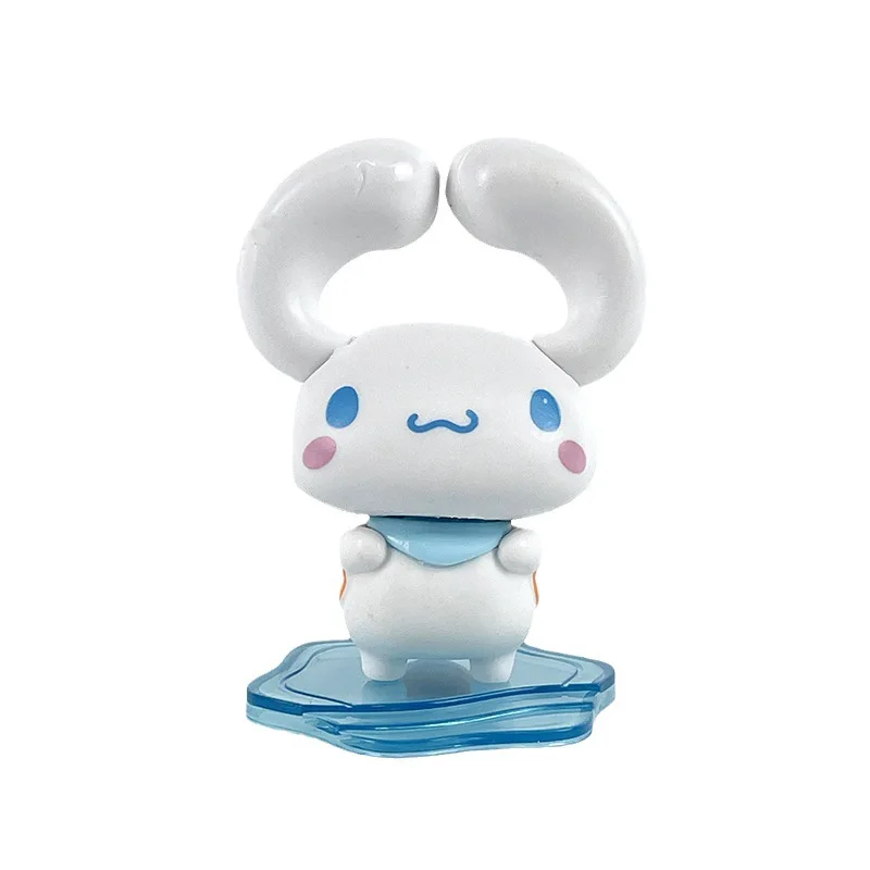 سانريو الظهر الصديق الصغير أعمى مربع الشكل زخرفة كولومي اليشم القرفة الكلب يخاف من شراء هدية دمية ميلودي