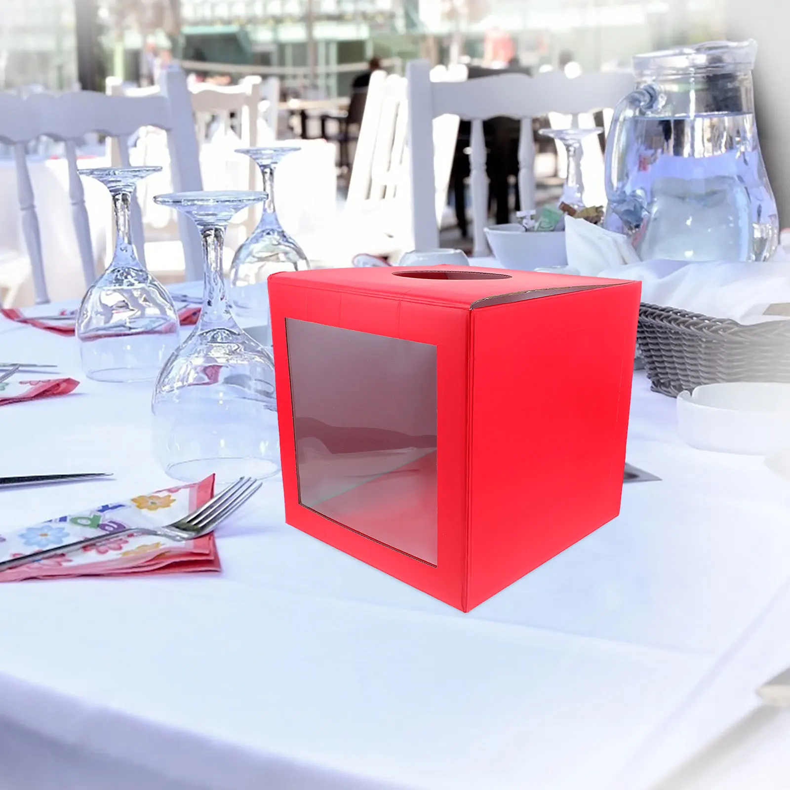 Stable Large Capacity Lottery Box Raffle Ballot Suggestion Storage Entertainment Game Draw Case Raffle Ticket Box