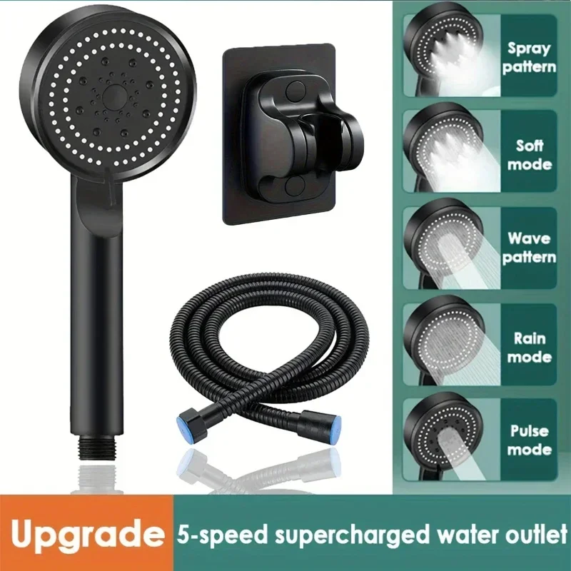 Bathroom Replete for Shower High Pressure Shower Head Turbo Shower Phone 5 Molds Saving ShowerHead Bathroom Accessories Douche