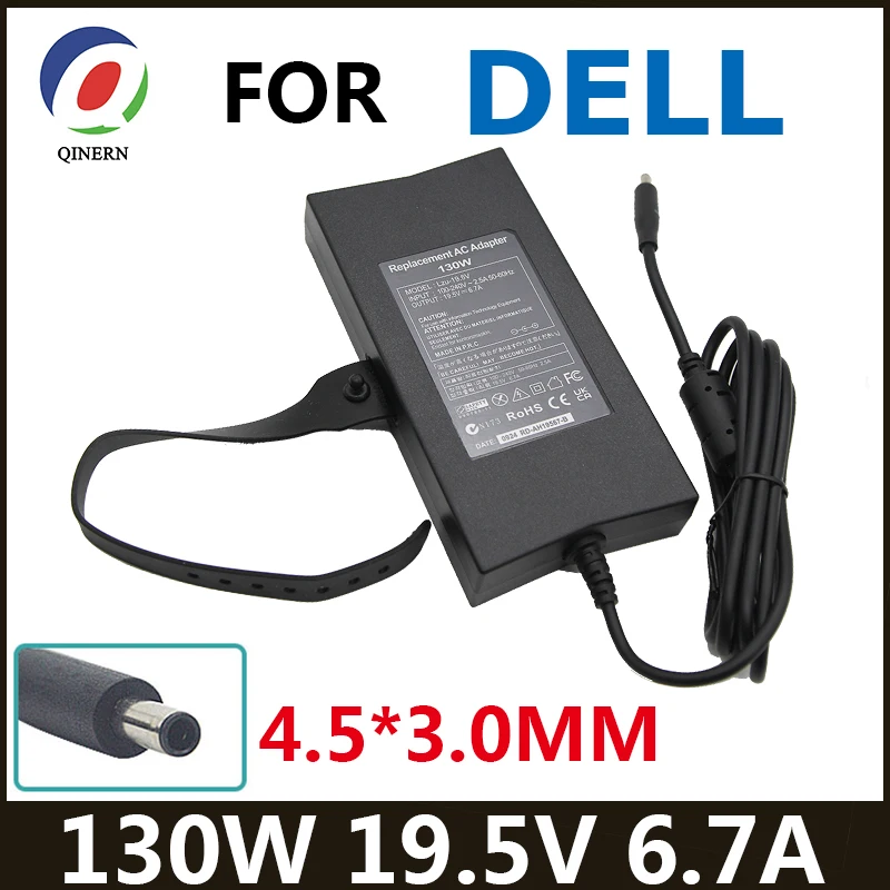 19.5V 6.7A 4.5*3.0mm Laptop AC Adapter DC Charger For Dell XPS 14 XPS 15 9530 Precision M6300 Ispiron15 7000 7557 Power Supply