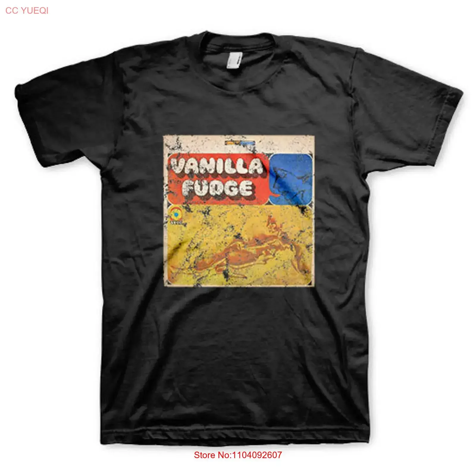Vanilla Fudge T Shirt vintage Washed Comfortable streetwear Breathable Soft homme Casual Top For Everyday Wear Stylish
