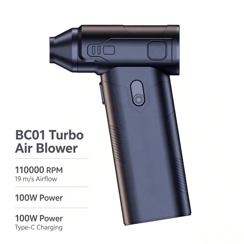 Turbofan  110000RPM High Power Jet Fan Air Duster Motor Variable Speed Dust Blower Brushless Clean Tool Handheld Air Mini Blower