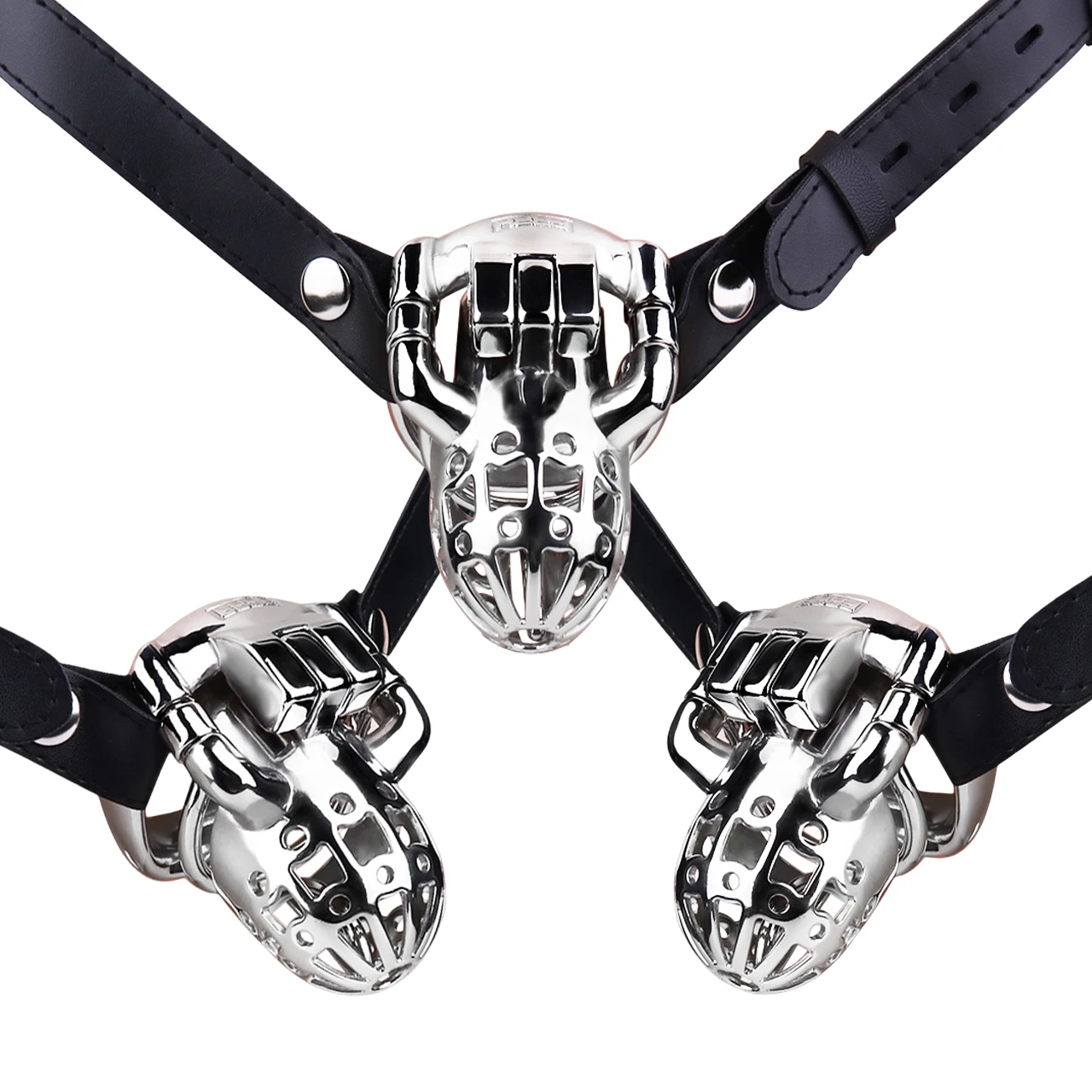 อุปกรณ์ล็อคความบริสุทธิ์ FRRK Sissies ทำจากสแตนเลส สายรัดเสริมปรับได้ แหวนกันลื่น สำหรับการพันธนาการทางเพศ SM ของเล่นสำหรับผู้ใหญ่ บทบาทสมมติ ของเล่นอีโรติก