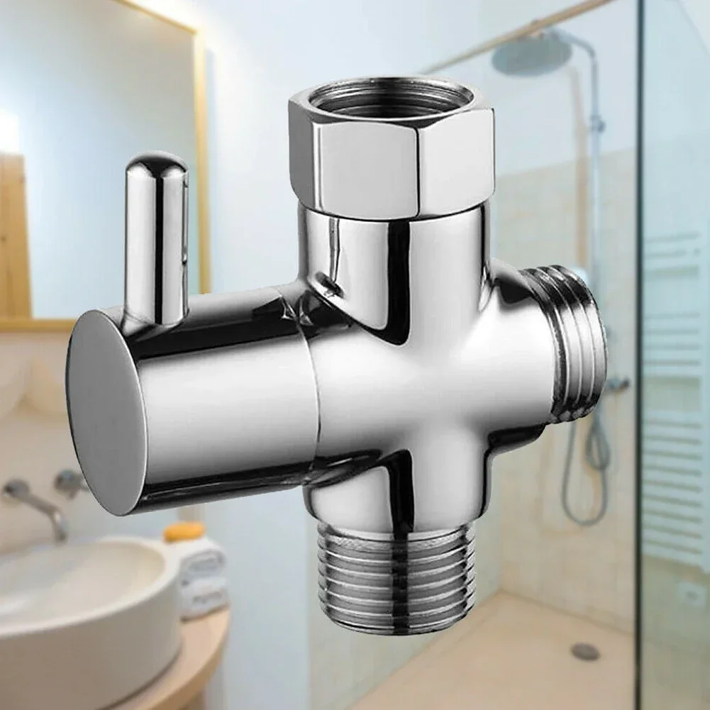 Neues T-Adapter 3-Wege-Ventil für Umlenkbad Toilette Bidet Sprayer Dusch kopf abs Konverter Küchen armatur Heimwerker