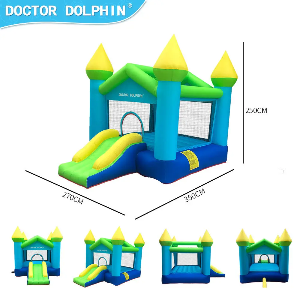 Casa trampolín inflable para niños, castillo inflable, Tobogán de salto, más vendido al aire libre