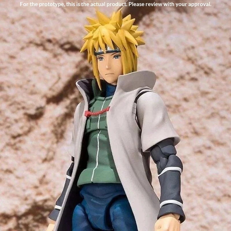 Naruto Shf 4th generation Meguro Feng Shui Gate movable figurine model ornament toy doll gift box