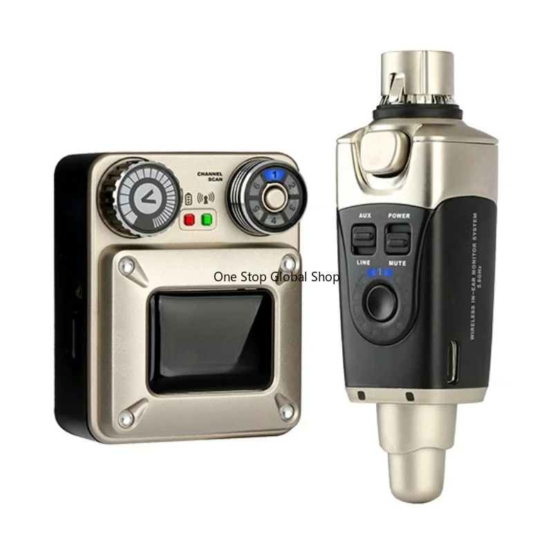 24-bit / 48 kHz Wireless In-ear Monitoring System 5.8 GHz True Diversity system with a reliable 100-foot wireless connection