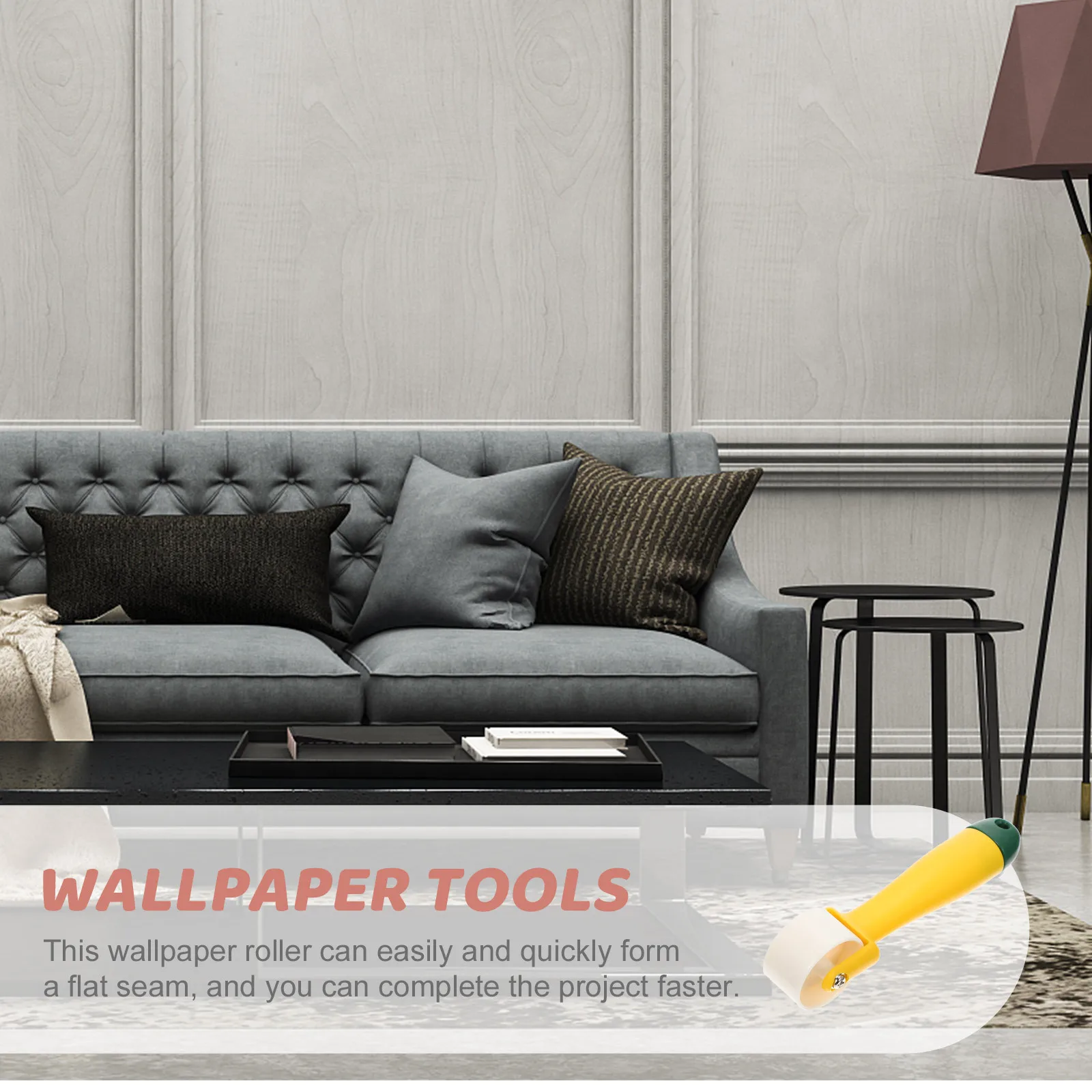 Professioneel naadpersgereedschap Behang Smoothing Roller Handmatig rollend wiel voor thuis doe-het-zelf naaien en auto-interieur