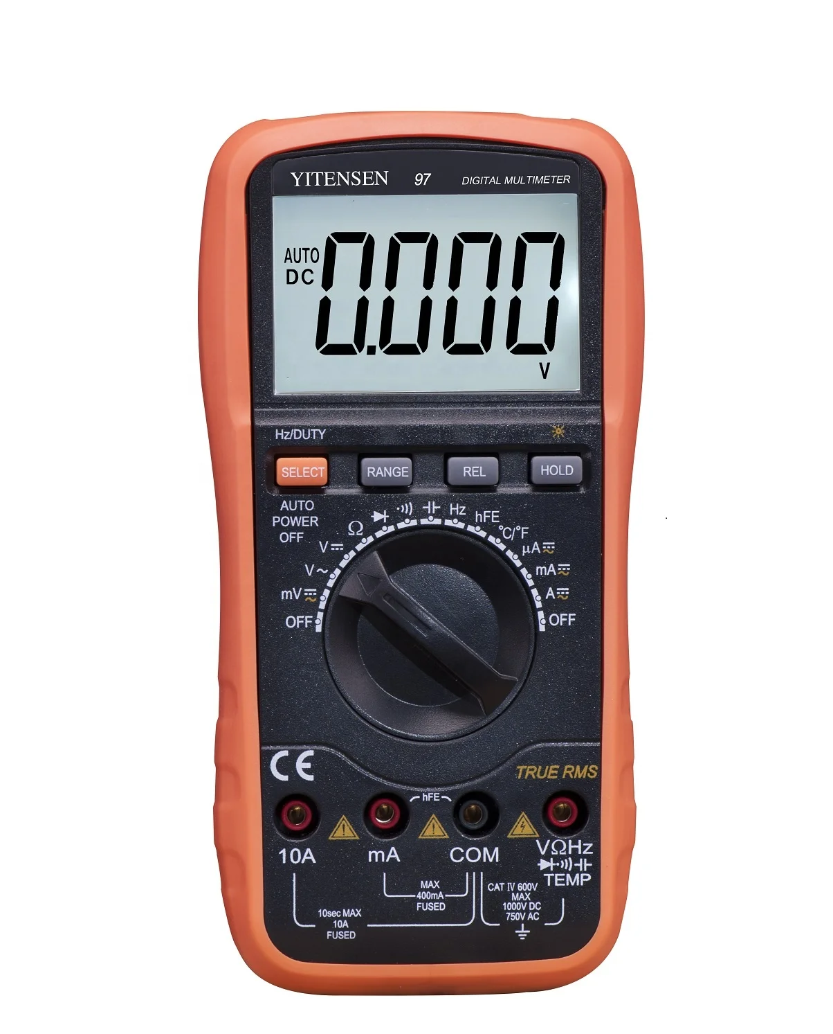 

YITENSEN 97 True RMS 3999 Display Auto Range Digital Multimeter Capacitance Frequency Resistance Temperature Multimeters Tester