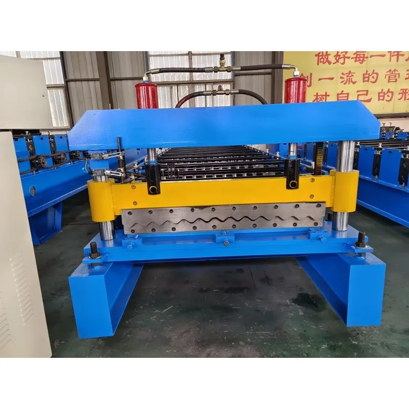 YG Customized PPGI Colored Steel Tile Forming Machine For Cold Rolled Corrugated Roofing Sheets