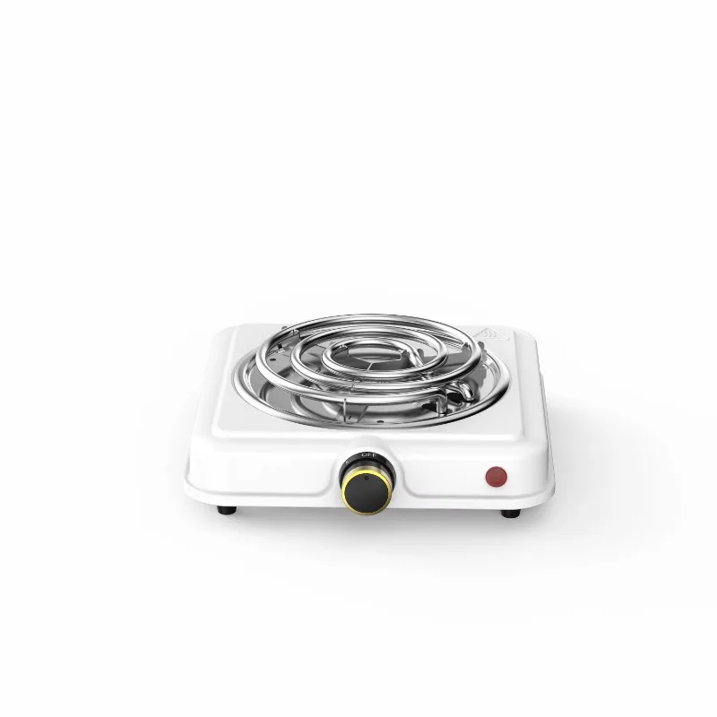 Stainless Steel Hotplate 1000W Single Burner Portable Electric Hot Plate Stove Without Gas