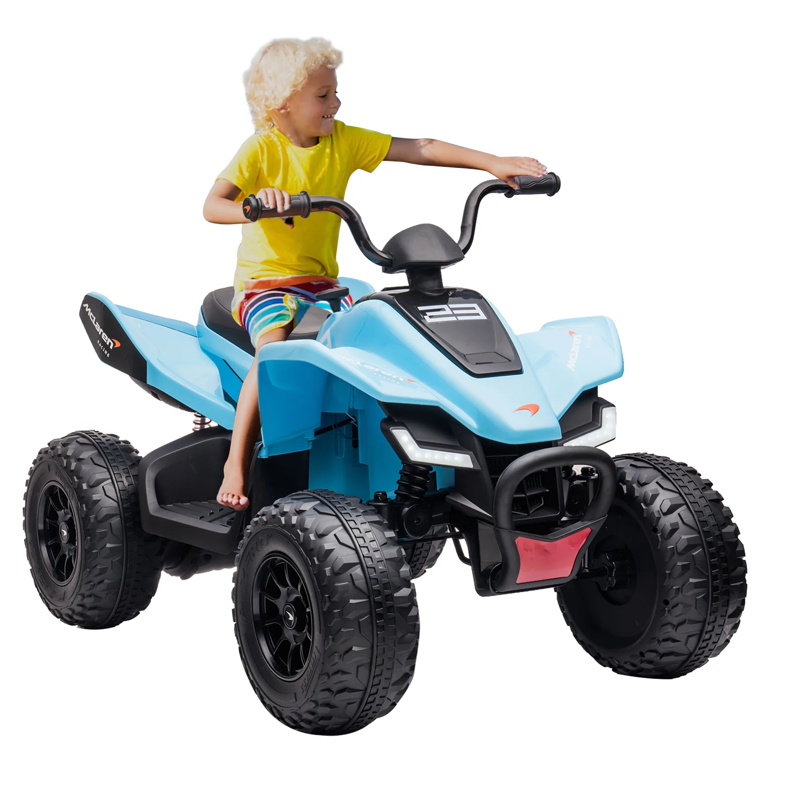 24v 4wd crianças passeio em atv carro brinquedo veículo elétrico para idade 3-8y crianças meninos meninas presente de festa com velocidade de segurança, luz led, música