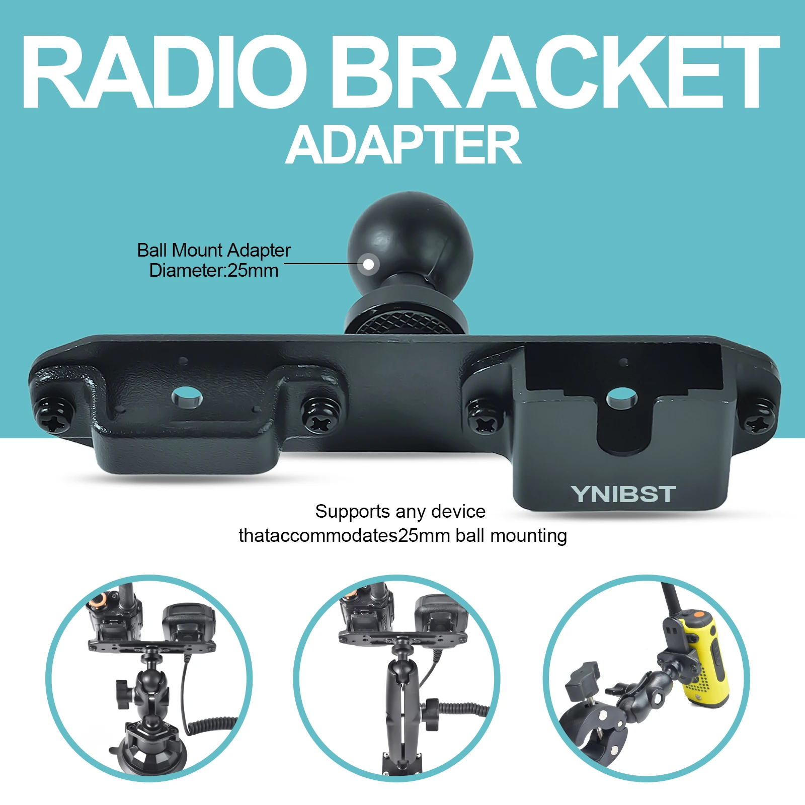 25Mm Ball Head Adap…