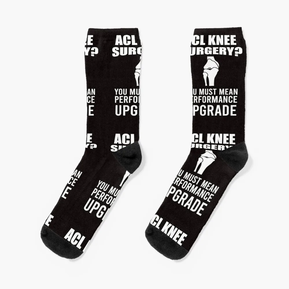 

ACL Knee Surgery Survivor Performance Upgrade Gift Socks Heating sock new year short Socks Men Women's