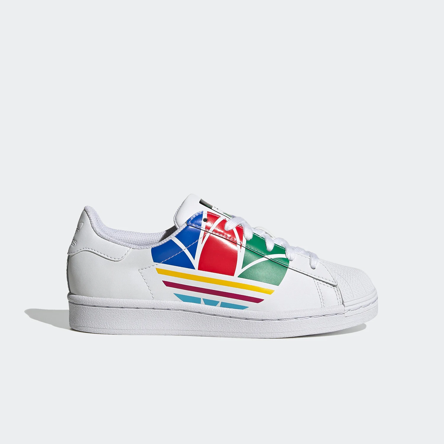 

Adidas Authentic Three Leaves Children's SUPERSTAR PURE J Casual Shoes FW4005