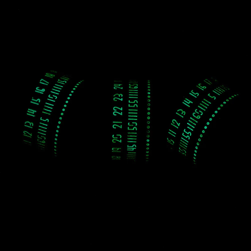 

Luminous Digital Rings Men Titanium Steel Rotating Arabic Number Personality Valentine Wedding Party Engagement